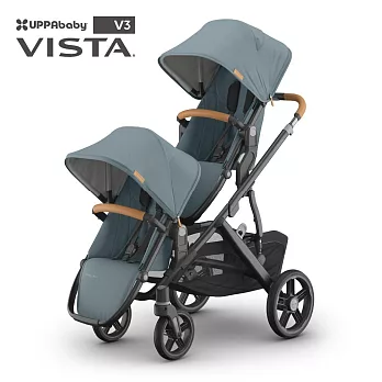 【UPPAbaby】VISTA V3王者之尊旗鑑推車-雙人推車 星辰藍 DIL