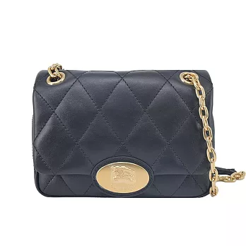 BURBERRY Strand 小號鏈帶斜背包 黑色
