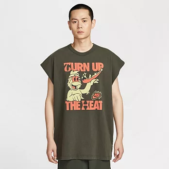 NIKE AS U NSW TEE SLVLS HOT ONES 男背心上衣-HQ9255355 XL 綠色