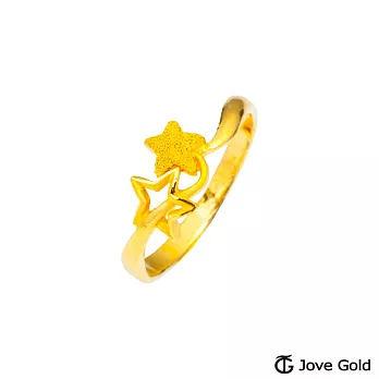 JoveGold漾金飾 小星願黃金戒指