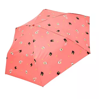 【RAINSTORY】黑膠降溫手開輕細口紅傘(招財貓)