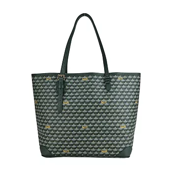 Faure Le Page Daily Battle32 經典logo開放托特包- 綠