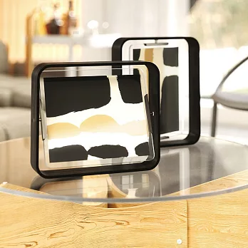 《Umbra》Bellwood木紋旋轉相框 - 黑木8x10吋