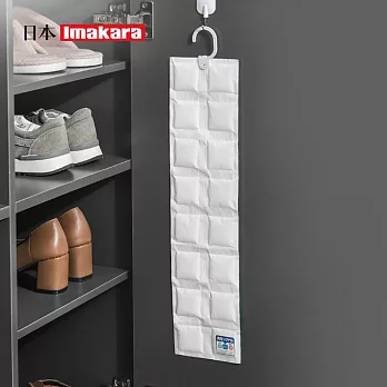 【日本Imakara】吊掛式可剪裁衣櫃/鞋櫃除濕袋-3入