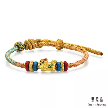 網路獨家款【點睛品】繽紛小貔貅 黃金手繩