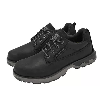 CAT 休閒鞋 Pursue LO 男鞋 黑 白 皮革 緩衝 回彈 CA726371 26cm BLACK