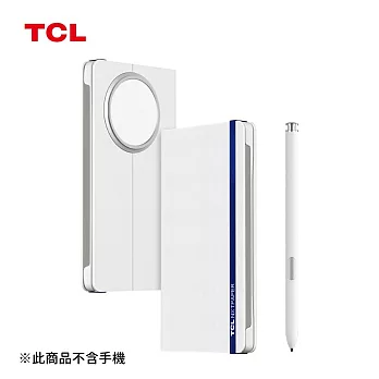 TCL MagFlip 磁吸翻蓋皮套 (含T-Pen Magic壓感電磁筆) 白色