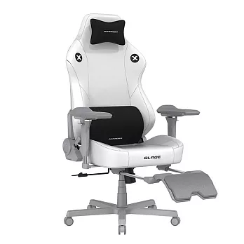 DXRACER 利刃豪華款 電競賽車椅(6D扶手/皮面白色)