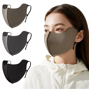 保護眼角加高貼心設計!! 無痕立體剪裁 保暖口罩 GOLOV.EJOY 秋冬防風面罩 口罩 騎車 自行車 登山 運動 高爾夫 旅遊 逛街 修飾臉型 小V臉 防塵防曬口罩 咖啡色