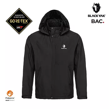 BLACKYAK 男 ESSENTIAL GTX防水外套 L 黑色