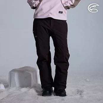 ADISI 女SMAWARM海洋溫控防水防風透氣雪褲 AP2521032｜防潑水 防水透氣 蚵技棉 滑雪褲 保暖長褲 S 宇宙黑