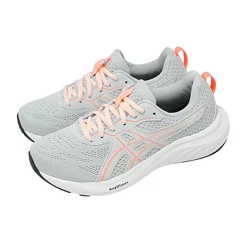 Asics 亞瑟士 慢跑鞋 GEL-Contend 9 D 寬楦 女鞋 灰 基本款 緩震 運動鞋 1012B678022 23cm GREY/PINK
