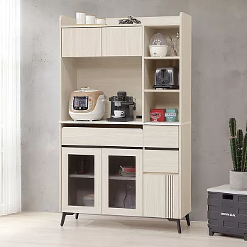 Homelike 喜家居4尺高收納餐櫃(2542)