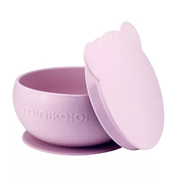 土耳其minikoioi-防滑矽膠吸盤碗(實心耳)- 薰衣紫
