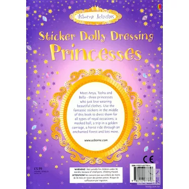 open lace back dress Little Sticker Dolly Dressing Snow Princesses main image 1
