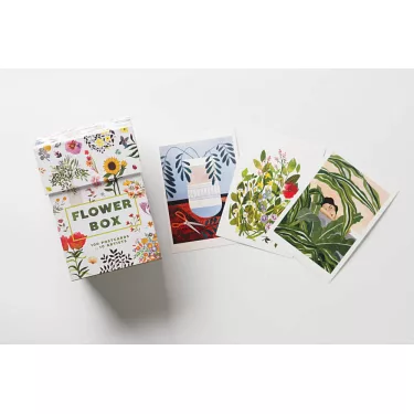 博客來-Flower Box: 100 Postcards by 10 Artists