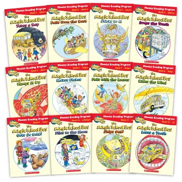 博客來-Magic School Bus Phonics Fun Set (12本書+CD)