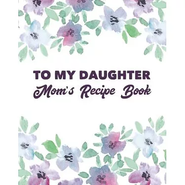 Personalized Recipe Book, Mom blank recipe book, Personalized