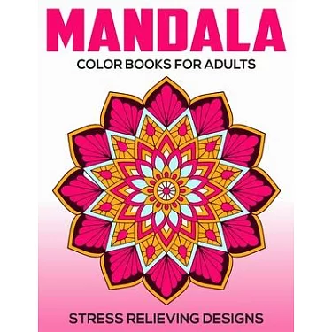 博客來-Mandala Color Books For Adults: Stress Relieving Designs: Relaxation  Mandala Designs