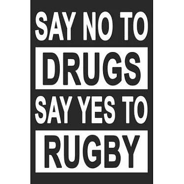 博客來-No To Drugs Yes To Rugby: Dot Grid Journal, Notebook or Diary (Size  6x9) with 120 Pages