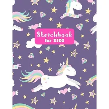 Sketchbook for Kids : Unicorn Pretty Unicorn Large Sketch Book for