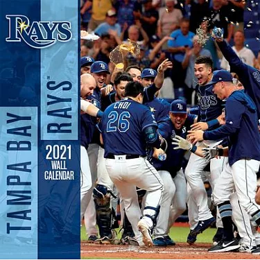 2023 12x12 Team Wall Calendar Tampa Bay Rays