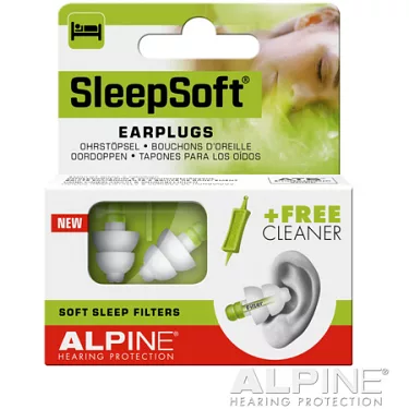 深層睡眠專用】單包免運贈收納盒Alpine Sleep Deep 強效睡眠耳塞深沉