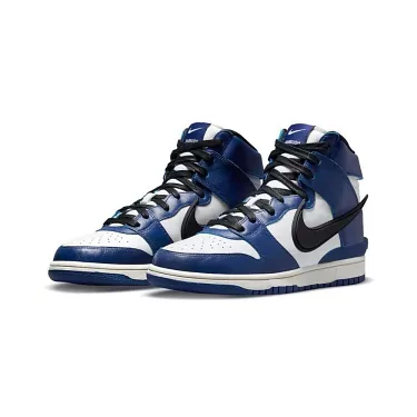 博客來-Nike Dunk High X AMBUSH Deep Royal 皇家藍CU7544-400 US5.5 