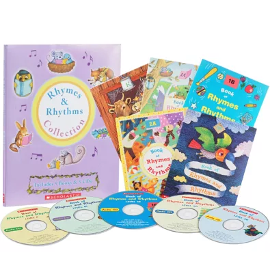 英文童謠跟唱合輯 （5本書+5CD）