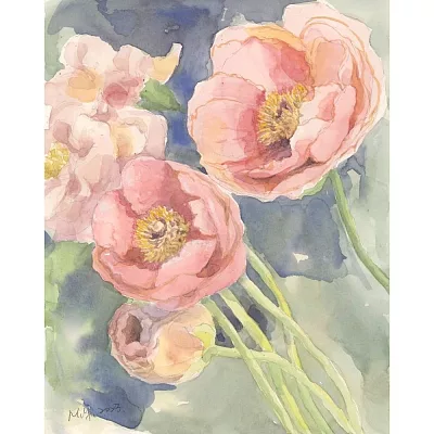 【玲廊滿藝】楊妙瑛-花-祝福25x20cm