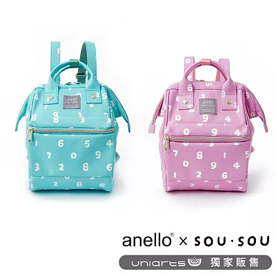 anello SOU．SOU聯名款 經典數字印花後背包