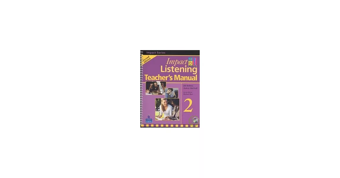 Impact Listening 2/e (2) TM with Test CD & Master CD-ROM 各1片 | 拾書所