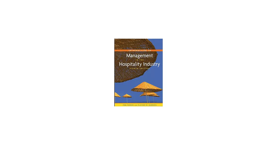 Introduction to Management in the Hospitality Industry, 8/e