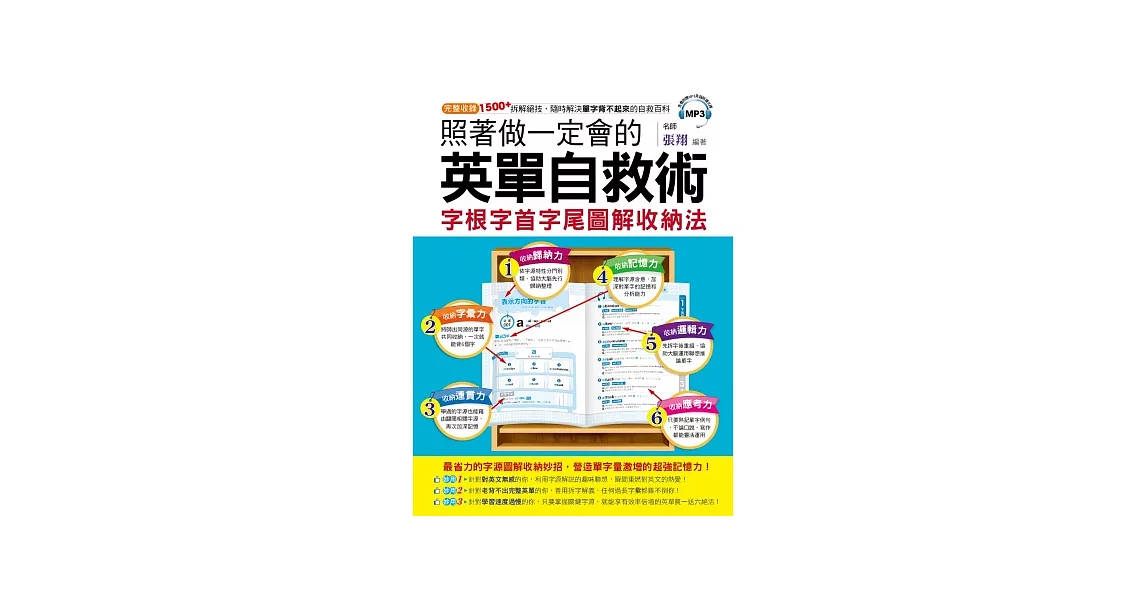 照著做一定會的英單自救術：字根字首字尾圖解收納法 | 拾書所