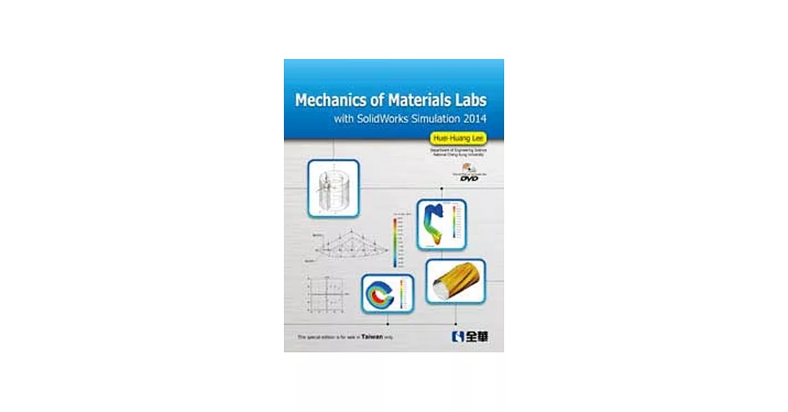 Mechanics of Materials Labs with SolidWorks Simulation 2014 (W/DVD) | 拾書所