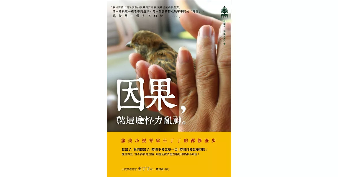 因果，就這麼怪力亂神：小提琴家王丁丁的禪修漫步 | 拾書所