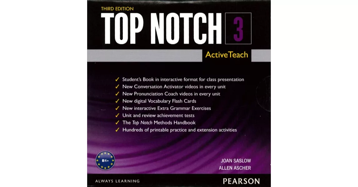 Top Notch 3/e (3) ActiveTeach (DVD-ROM/1片) | 拾書所