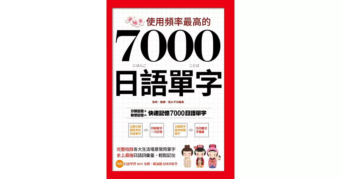 使用頻率最高的7000日語單字