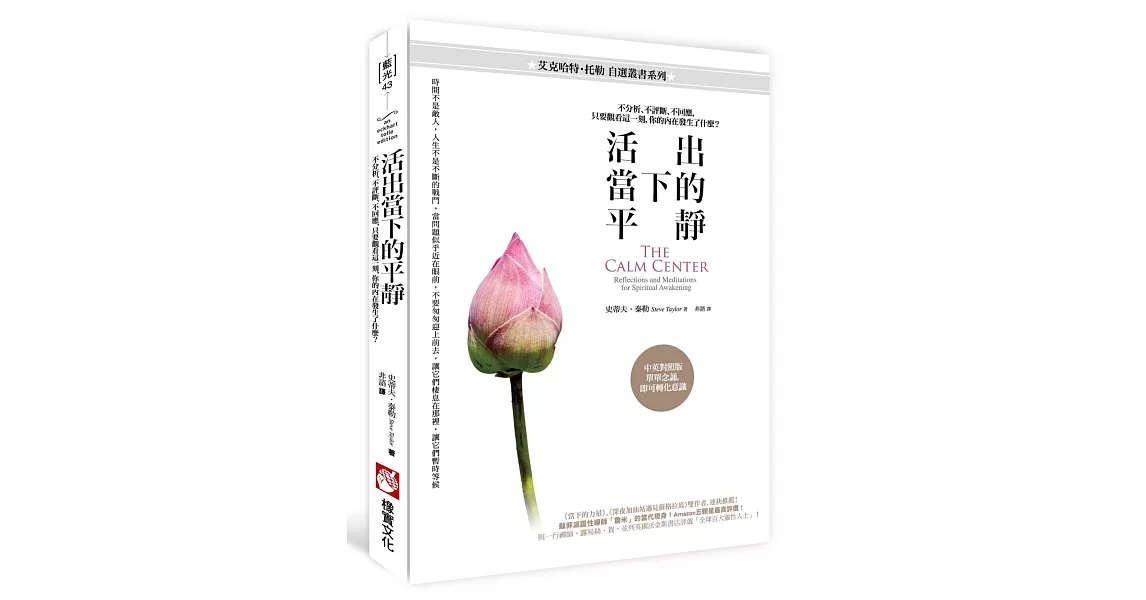 活出當下的平靜：不分析、不評斷、不回應，只要覺察這一刻，你的內在發生了什麼？ | 拾書所