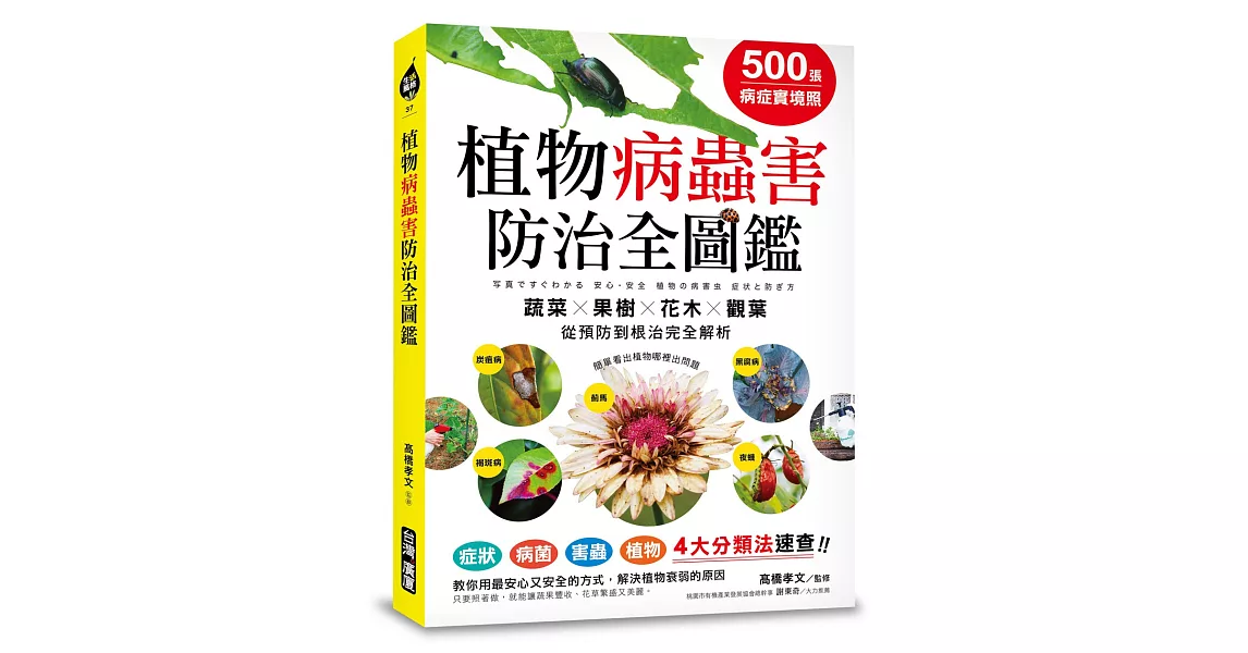 500張病症實境照！植物病蟲害防治全圖鑑：4大分類法速查，「蔬菜X果樹X花木X觀葉」從預防到根治完全解析 | 拾書所