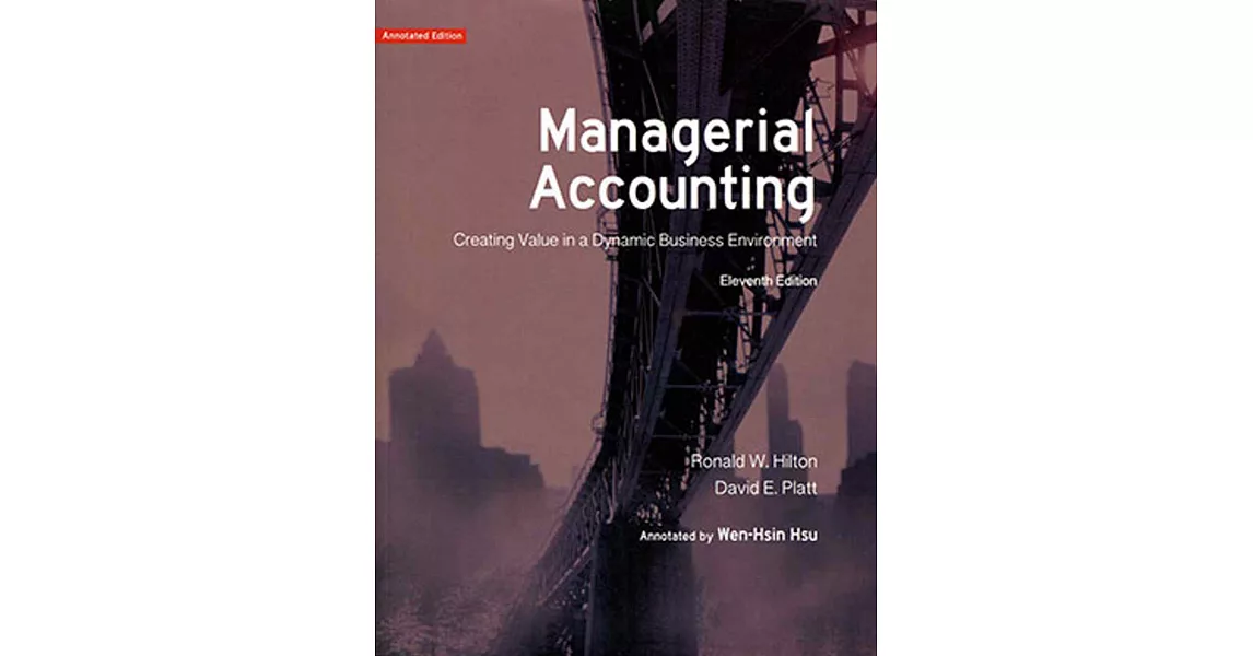 Managerial Accounting(Annotated Edition)(11版) | 拾書所