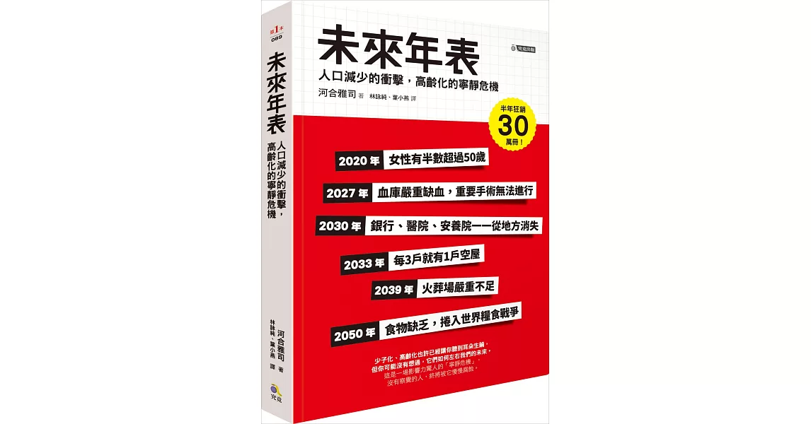 未來年表：人口減少的衝擊，高齡化的寧靜危機