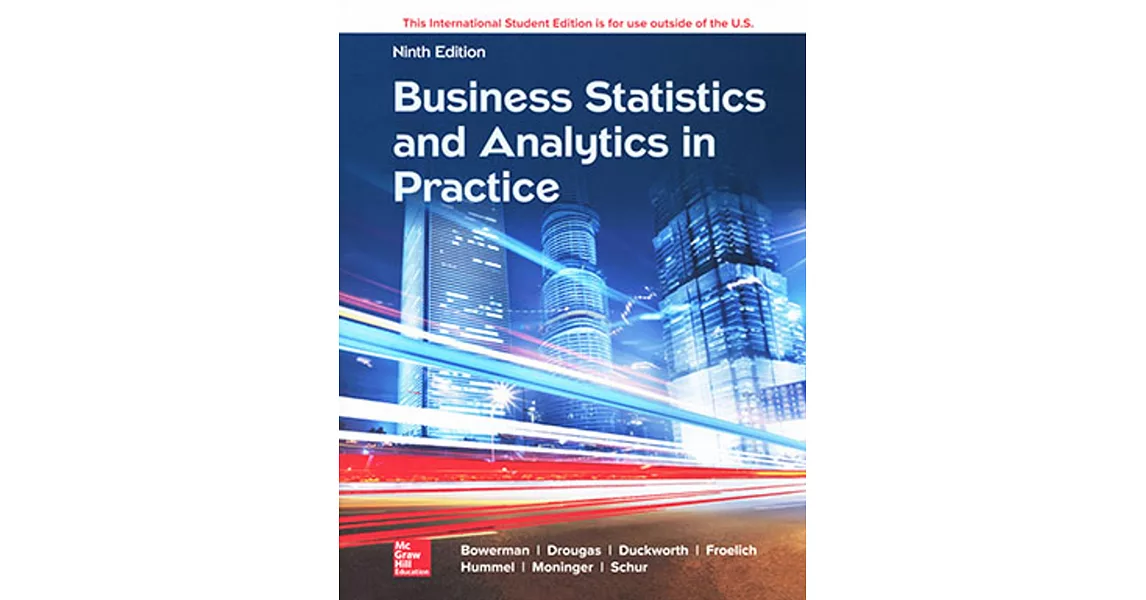 Business Statistics and Analytics in Practice(9版) | 拾書所