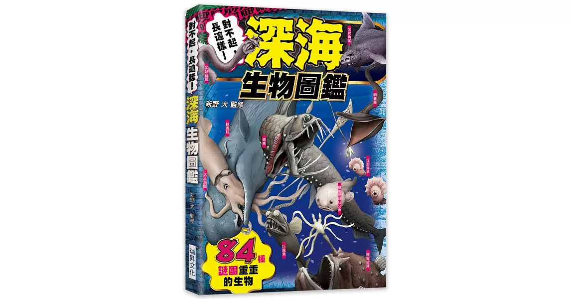 對不起，長這樣！深海生物圖鑑：84種謎團重重的生物 | 拾書所