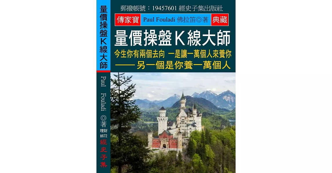 量價操盤Ｋ線大師：今生你有兩個去向 一是讓一萬個人來養你 另一個是你養一萬個人 | 拾書所