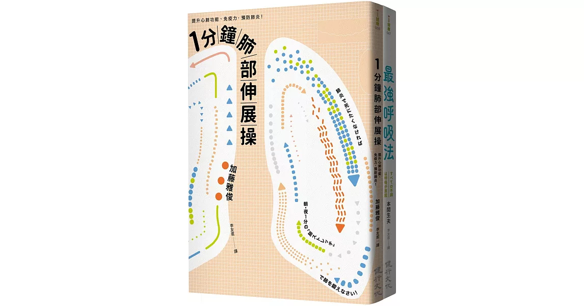 訓練呼吸提升心肺功能套書（一分鐘肺部伸展操+最強呼吸法） | 拾書所