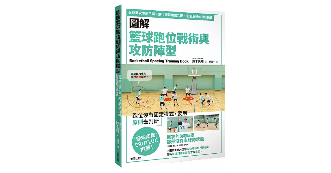 圖解籃球跑位戰術與攻防陣型：保持進攻隊型平衡，進行適當跑位判斷，創造更好的投籃機會 | 拾書所