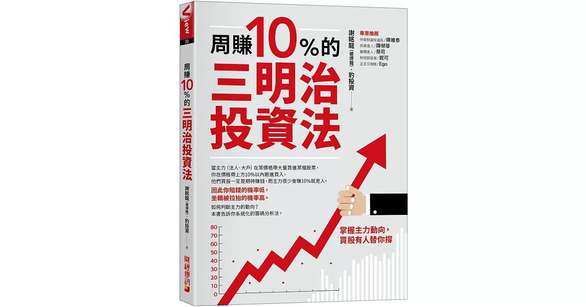 周賺10%的三明治投資法：掌握主力動向，買股有人替你撐 | 拾書所