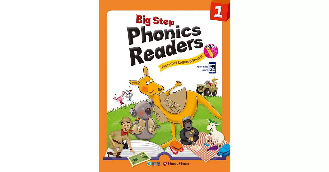 Big Step Phonics Readers 1 (附全書音檔 QR CODE) (支援iPEN點讀筆) | 拾書所