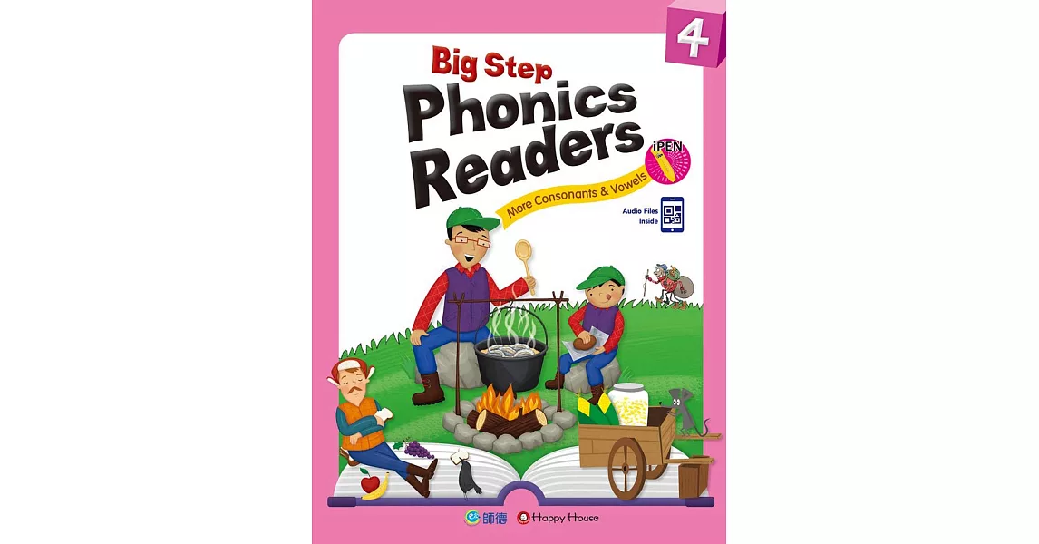 Big Step Phonics Readers 4(附全書音檔 QR CODE) (支援iPEN點讀筆) | 拾書所